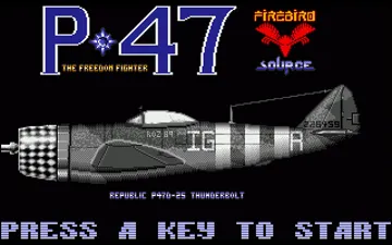 P47 Thunderbolt screen shot title